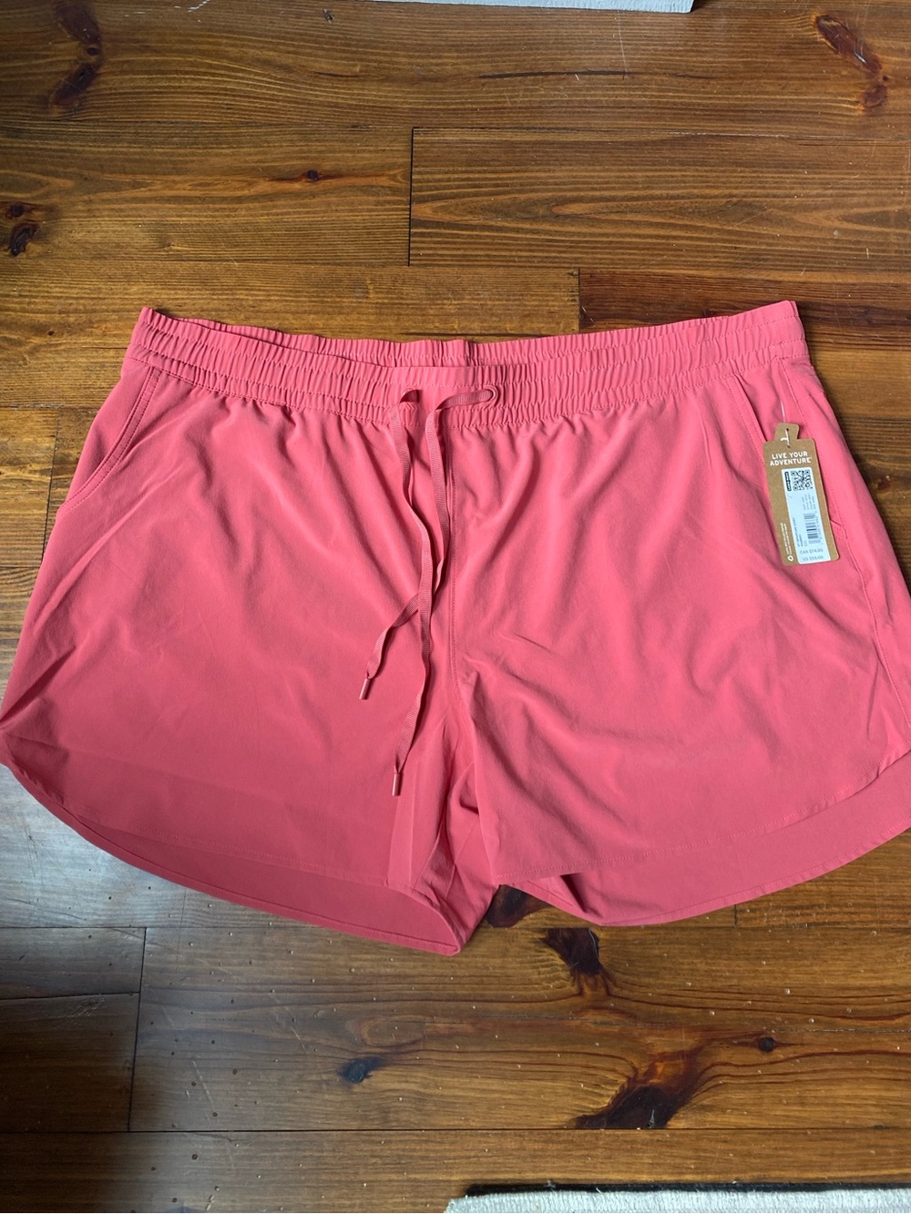 Eddie Bauer Women’s Rasberry Departure Shorts NWT Size Tall 2XL Inseam 5”
